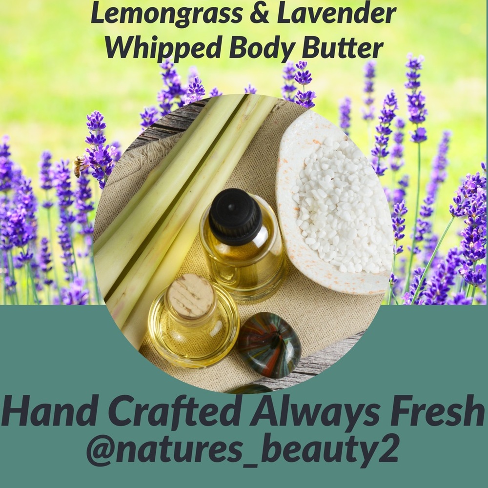 Lemongrass & Lavender hand crafted body butter